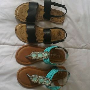 Girls sandals size 1